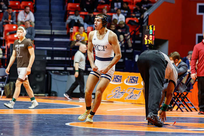 Illinois wrestling championships February 17 2024 Nate Latsch 25995